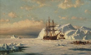 Fanget i isflakene (Melville Bay Grønlandskysten), etter 1870